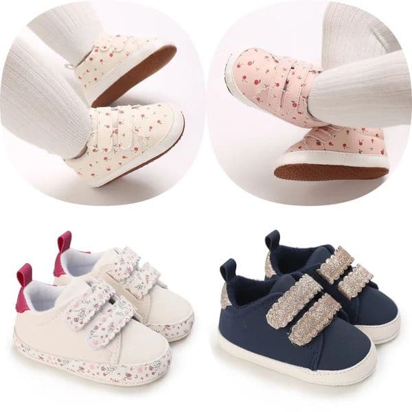 born Baby Girl Casual Baptism Shoes Soft Soled Sports Prewalker Walking Spring 01 Year Old 260124