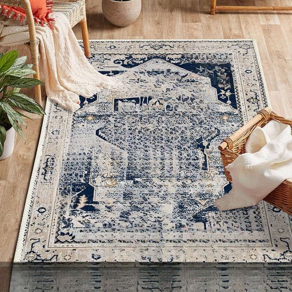 Cross-Border Retro Middle Eastern Living Room Entryway Bedroom Bedside Bathroom Crystal Velvet Water-Absorbent Non-Slip Large Carpet Mat B2