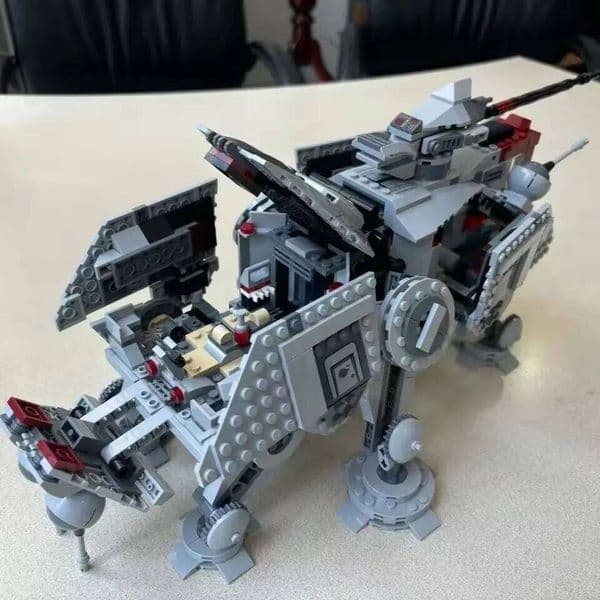 2026 New New MOC Walking Armor Tank Battle Car Model Building Blocks Home Decor Children's Boys' Holiday Gift 26H0209