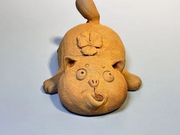 Handmade Jianshui Unique Master Crazy Chen Tea Pet Friend Tea Decoration Teaset Ceremony Tea Accessories Kung Fu Cha Tea 260208