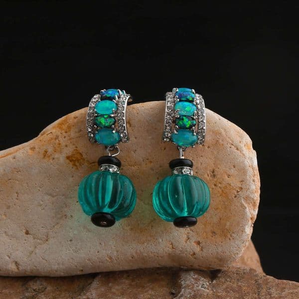 Pumpkin Luxury Jewelry Collection Niche Vintage Fashion Versatile Earrings Women's Party Essentials Holiday Gift