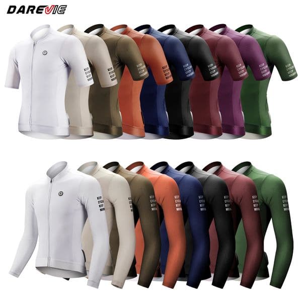 DAREVIE Cycling Jersey Small Size SPF 50 Training Level Men Women Long Sleeves Breathable Man Maillott 260206