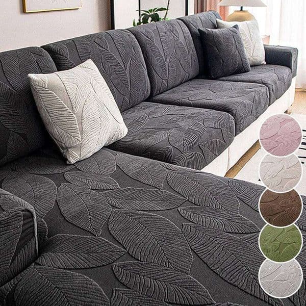 1pc New Waterproof Luxury Seat Cushion Jacquard Fabric for Living Room Soft Elastic Sofa Couch Covers 26L0210