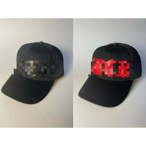 New Truck Cap with A Colorful Cross and Flat Brim in American Style