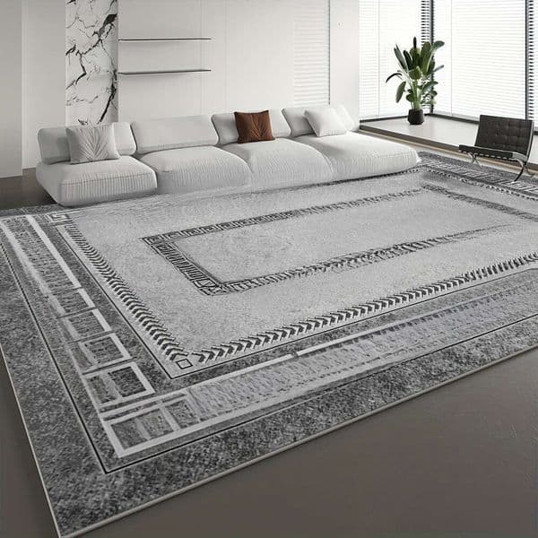 Nordic Living Room Stain-Resistant Easy To Care For, Crystal Velvet Carpet, Large Area Full Coverage, Sofa And Coffee Table Rug, Cross-Border B2