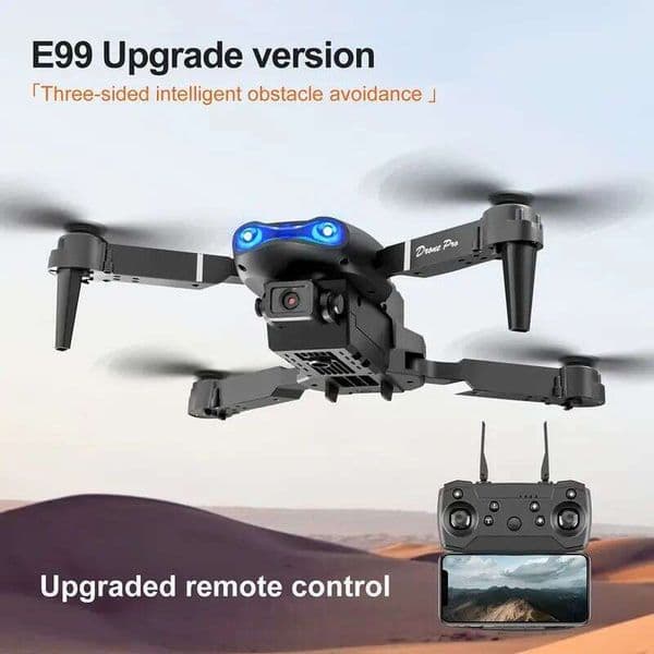 E99pro Drone Dual Camera Optical Flow HD 4K Aerial Photography Quadcopter Remote Control Aircraft Toy Kuhangxin