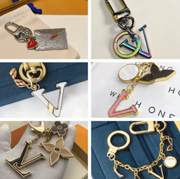 luxury Purse Charms Designer Keychain Wallet Portable Key Holder Charms Bag Accessories Metal Pendant Key chain Designer bag charm 20 styles T9C3#