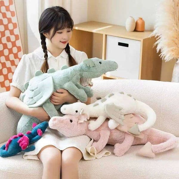 2026 New Hot Selling Long Flying Dragon Toys Children'S Sleeping Pillows Dolls Holiday Birthday Gift Cute Cloth Doll Decorations 26W0211