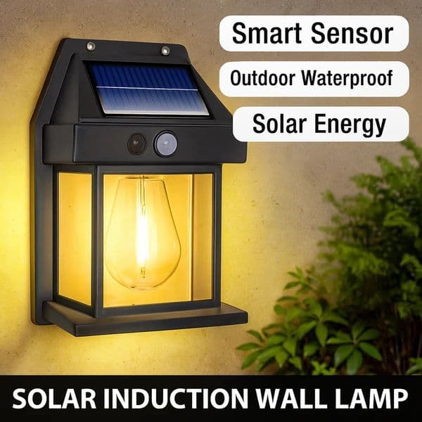 Powerful Solar Wall Light Outdoor Waterproof LED Lamp House Garden Fence Decoration Light Sensor Solar Energy Wall Lantern LED 260202