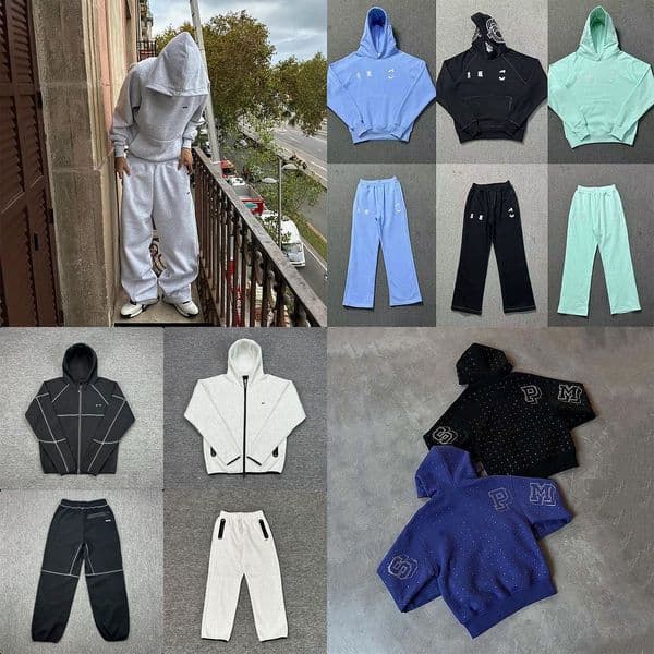 Designer jacket pants hoodie Men Tracksuit coat sweatpants Embroidery Zip Hoodie Joggers Hip Hop Sports Sweatshirt Sweatpants Two Piece Set