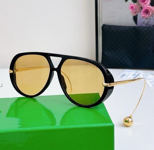 Classic designer sunglasses luxury Oval sunglasses mens womens Double Bridges Small glasses metal frames polarized fashion glasses shades with Cases