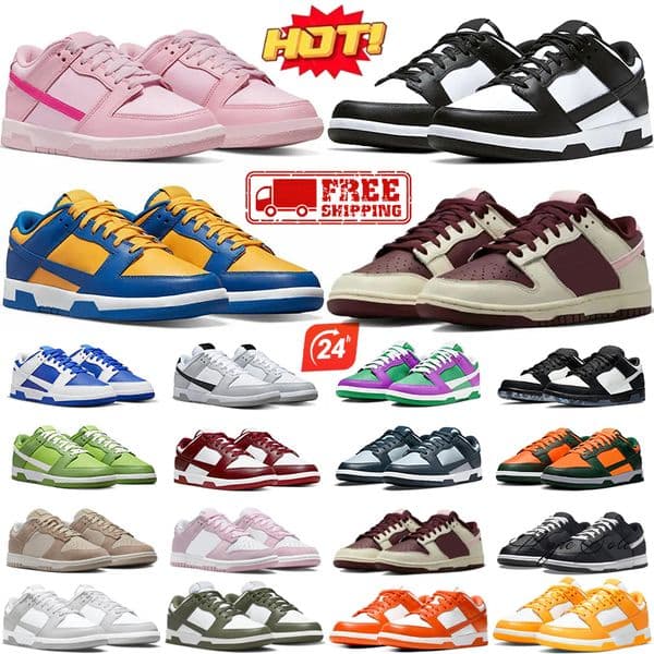Designer mens casual shoes Jogging Walking Flat Shoe Easter Visty Nardwuar Panda White Black Triple Pink men women trainers sports sneakers