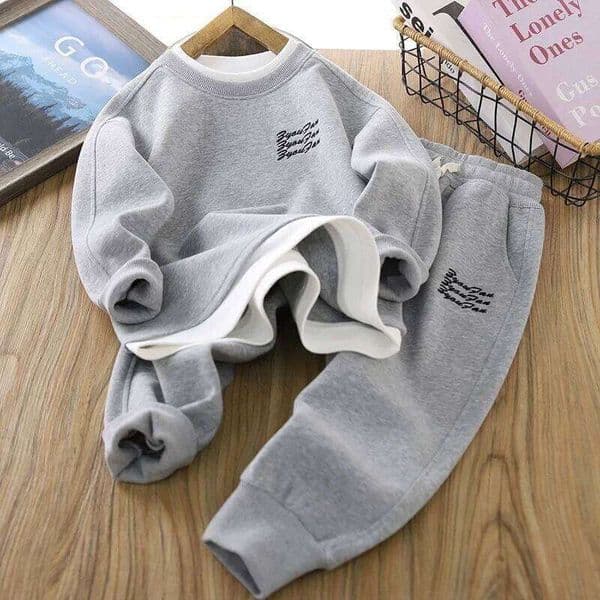 Boys Sweatshirts Sets Autumn Kids Casual PulloverPants 2Pcs Spring Teenagers Cotton Sport Suits Children Clothing 4-14 Years 26H0211 M260323