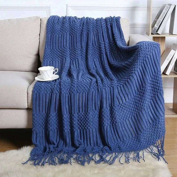 Nordic Style Knitted Throw ToddlerSwaddler Student Dormitory Blanket Plaid Newborns Beach Chair Sofa Bedspread Home Decor 26L0211