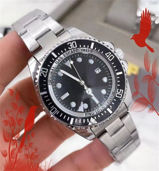 YZ Men Watch D Blue SEA-DWELLER Ceramic Bezel 44mm Stainless Steel BLSO Automatic Mechanical Machinery Black Diver Mens 2026 Watches Wristwatches #6578