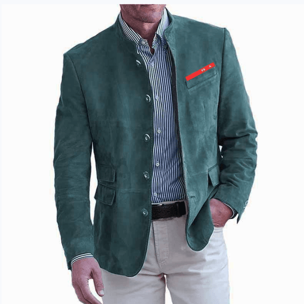 New luxury designer for mens Suede Blazer Jacket loose fit breathable fashion Suit Jacket spring fall Male good version Formal Workwear Blazers clothing