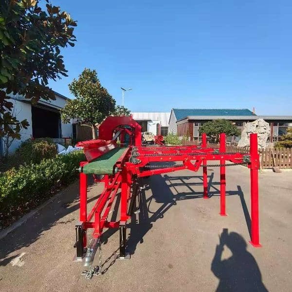 Efficient Gas Wood Splitter 40 Ton Hydraulic Log Splitting Machine Fast Splitting Speed For High Volume Hardwood Processing Requirements