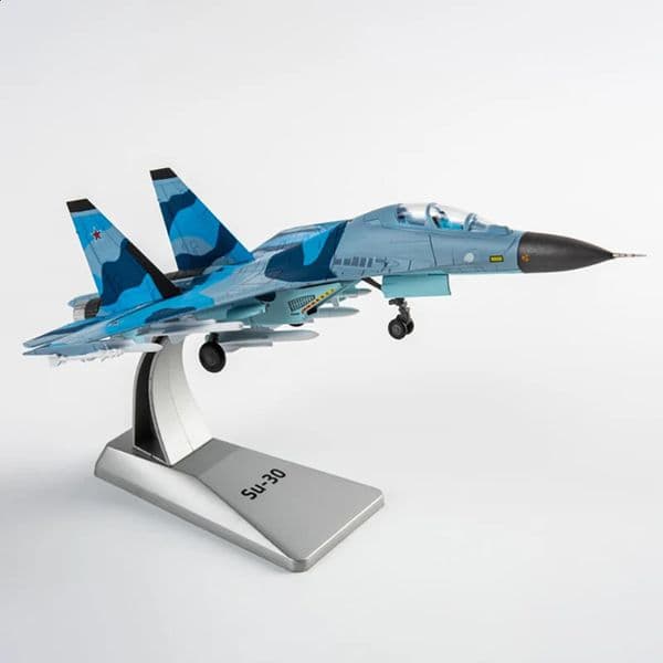 1100 Scale SU-30 Aircraft SU-30MKK Alloy Simulation Static Fighter Militarized Combat Aeroplane Model Collection Toy Gift 260127