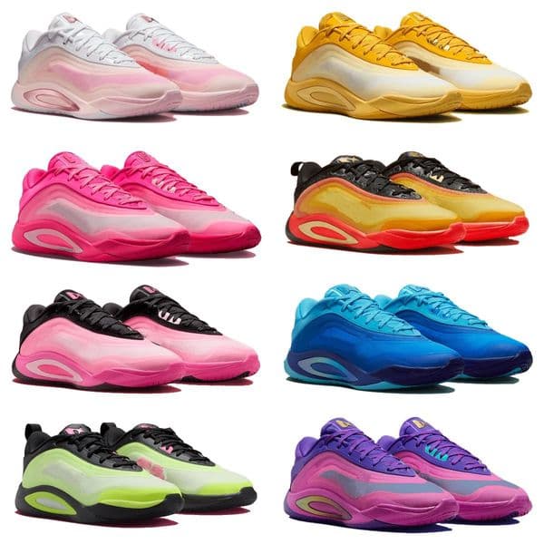 mens Women AOne Draft Pick White Pink Ice Basketball Shoes a one Grade school men Aja Wilson Sunshine Team Bank Sport Shoe Trainner Sneakers