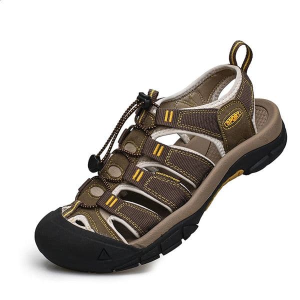 Mens Shoes Outdoor Non Slip Mens Hiking Shoes Lightweight Comfortable Casual Sandals Summer Large Breathable Water Shoes 260208