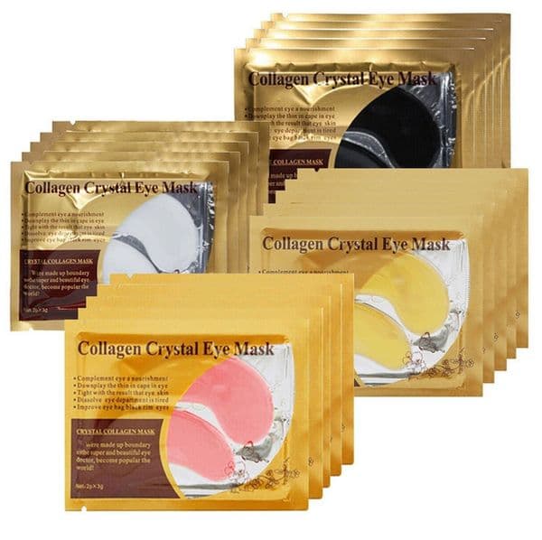 Moisturizing Collagen Eye Mask Cosmetics Rejuvenates Lift Tension Repair and Improve Skin Care Golden Masks & Peels Makeup for Eyes Deep Hydration