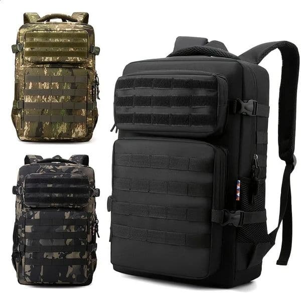 Tactical Backpacks Mens Camouflage Backpack Hiking And Camping LargeCapacity Multilayer Outdoor Sports 260120