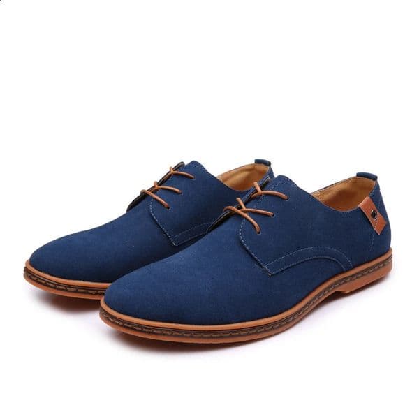 Mens Spring Casual Shoes Leather Breathable Comfort Matte Finish Business Shoes 260209