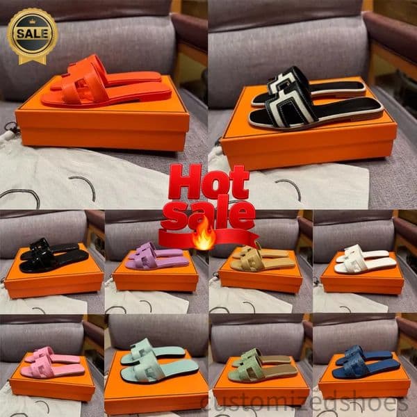 Sandals summer sandals slippers designer sandals Women's Fashion Floral Slippers Leather and Rubber Flats slides Sandals Beach lightweight Shoes Bottoms Slippers