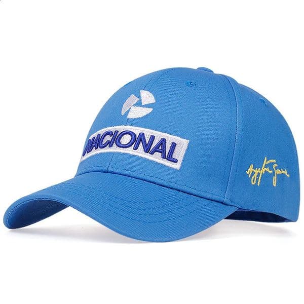 Ayrton Senna Racer Fashion Embroidery Cap Outdoor Sun Protection Team Baseball 260128
