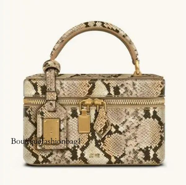 designer bag JW PEI Designer Niche Foreign Trade Trend Snake Pattern Handbag for Women 206 Spring New High-end Box Bag