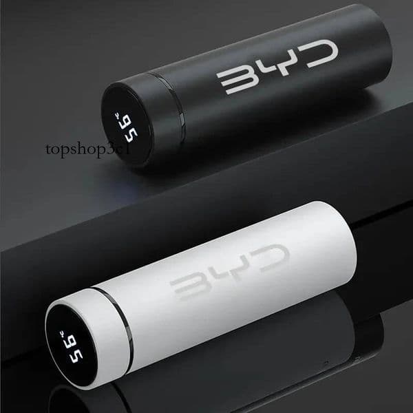 500mI Auto Digital Intelligent For BYD ATTO 3 YUAN Plus Seal Tang Qin E3 E6 E2 S1 Dolphin Han EV S8 Car Thermos Cup