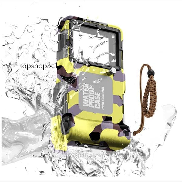 IPX8 Mobile Phone Case Waterproof Compatible for iPhone 17 Pro MAX Samsung S26 Ultra S25 FE Redmi 15C Diving Deep 15m