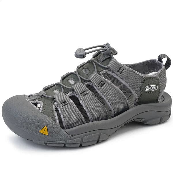 Fashion Mens Casual Mesh Outdoor Beach Sandals Light Breathable Shoe for Men Anti-slip Waterproof Sandal Man Comfortable Shoes 260130
