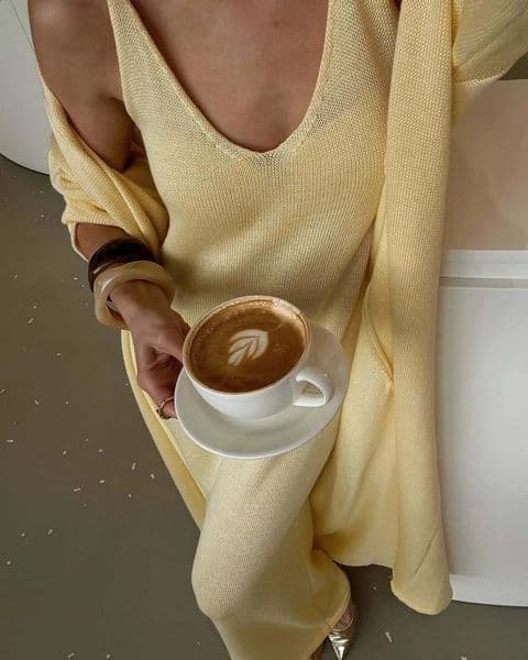 Hirsionsan Soft Loose Sets Women Two Pieces Long Sleeve Cardigan Vest Dresses Elegant Female Hollow Outfits Cotton Tracksuit 250203BJ