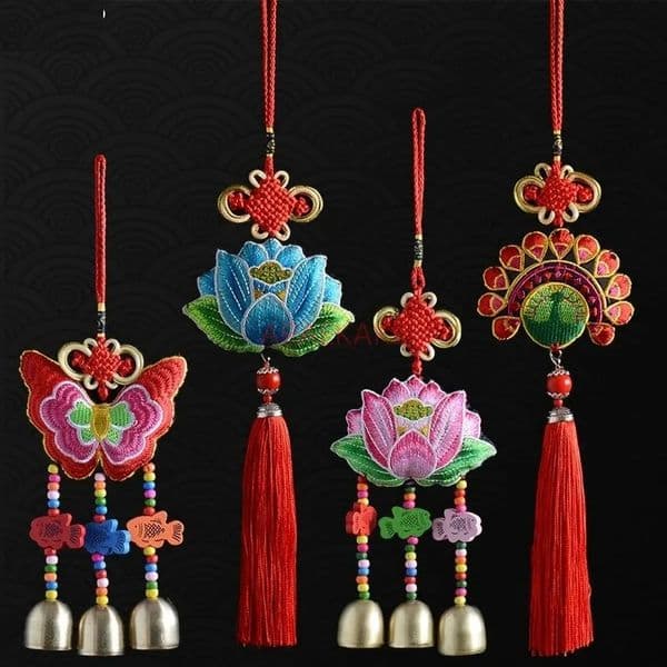 1pcs Chinese Knot Lucky Tassel Door Home Hanging Decoration 260208