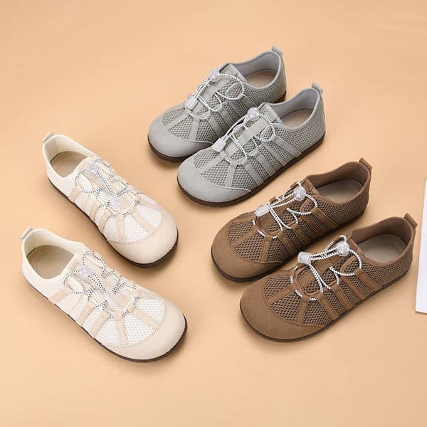 Designer's new ugly and cute niche retro fishing net Forrest Gump shoes for women, breathable and versatile soft sole casual sports training board shoes