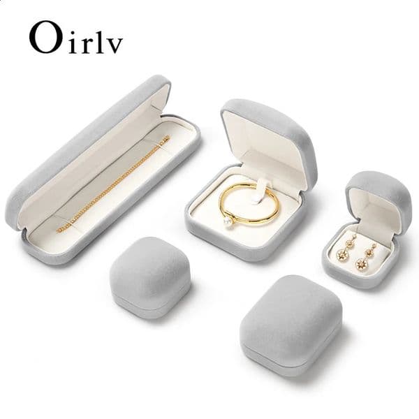 Oirlv Jewelry Box Jewelry Organizer Box Ring Earrings Necklace Long Chain Storage Box Packaging Storage Box Gift Packaging 260128
