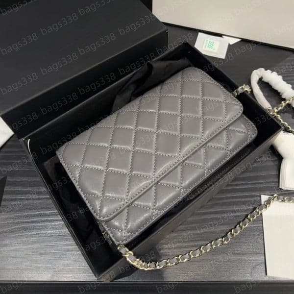 Top designer crossbody bag ladies small handle tote bags handbag chain strap leather quality casual refined diamond lattice chic caviar phone purse flap shoulder