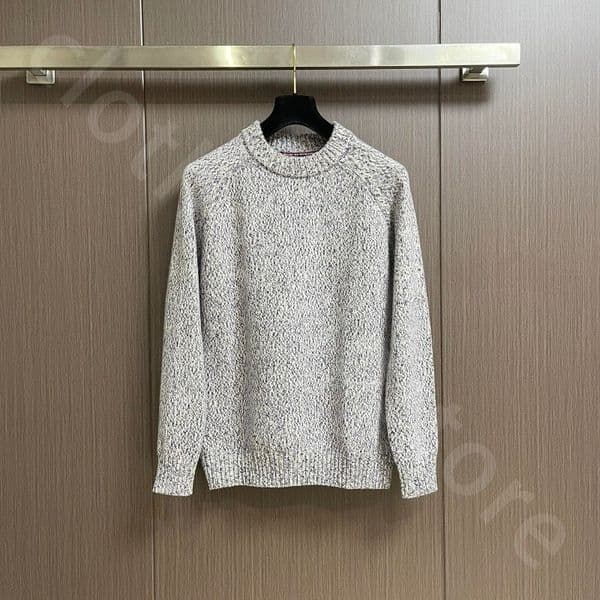 Luxury Designer Sweater Mens Fall Winter Sweater Round Neck Pullover Business Casual Sweater Bottoming B1289