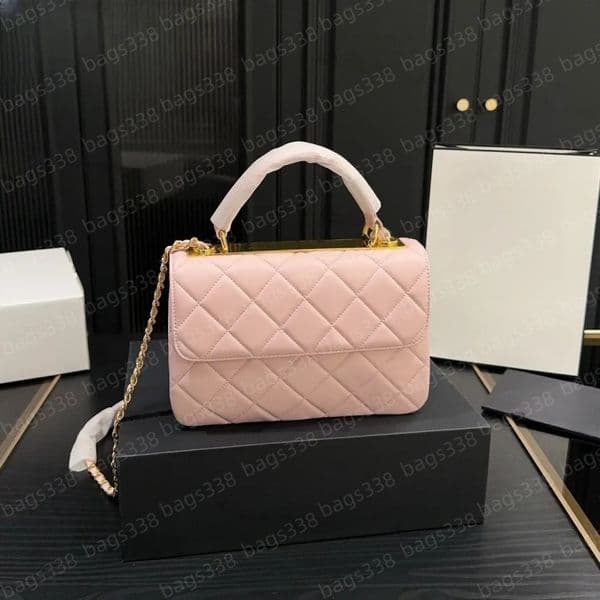 Designer bag chain strap leather chic casual refined women crossbody bags ladies handbag tote quality diamond lattice caviar flap shoulder commuter phone purse