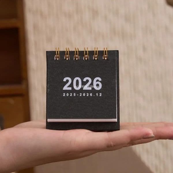 2026 Desk Calendar Kawaii Mini Calendar Books To Do List Daily Monthly Yearly Planner Time Manegement Desk Decorations 260202