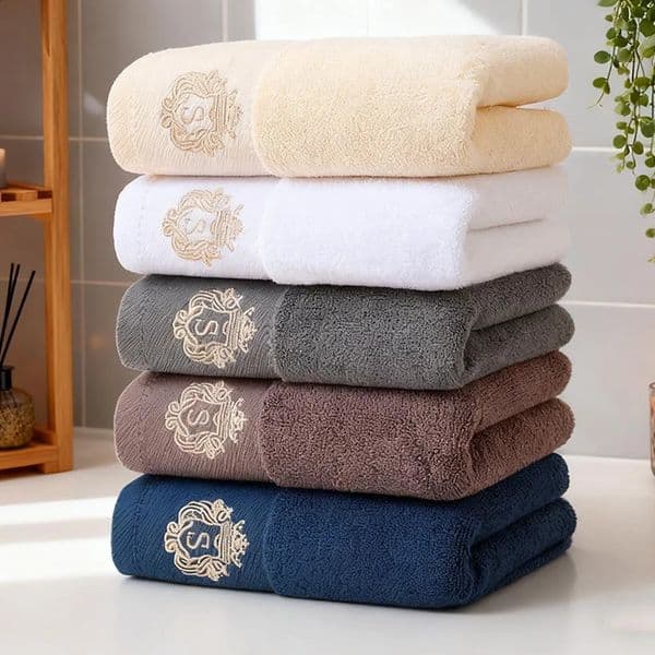 5Pcs Towels Gift Set Thickened Ultra Soft Highly Absorbent 35x75cm Towel Men Women Couples Ideal for Daily Use 260202