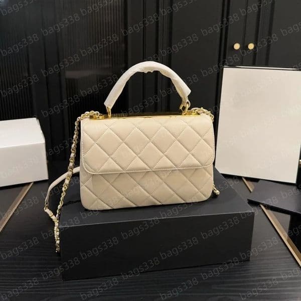 Designer bag chain strap leather chic casual refined women crossbody bags ladies handbag tote top quality diamond lattice caviar purse flap shoulder commuter
