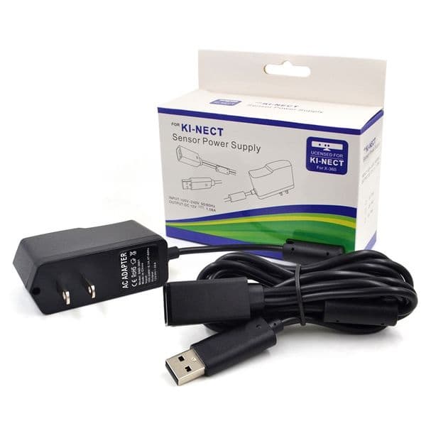 AC Power Supply 100V-240V Kinect AC Adapter USB Charging Charger For Xbox 360 Slim Kinect Sensor EU US Plug