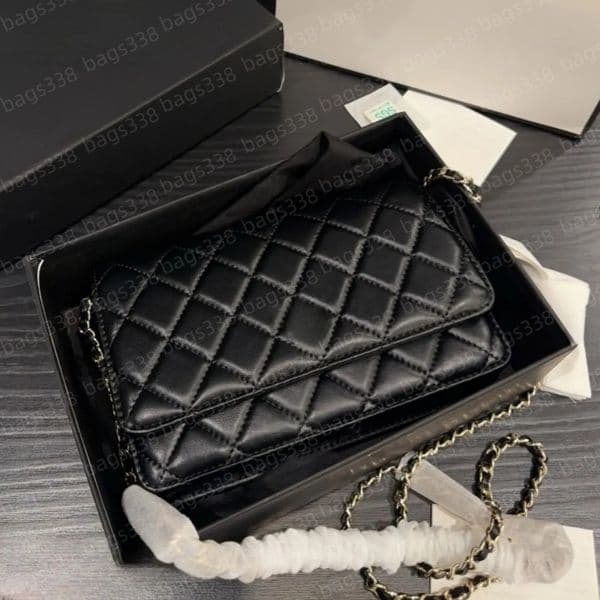 Designer bag chain strap leather chic casual refined women crossbody bags ladies handbag tote quality diamond lattice caviar flap shoulder commuter purse classic