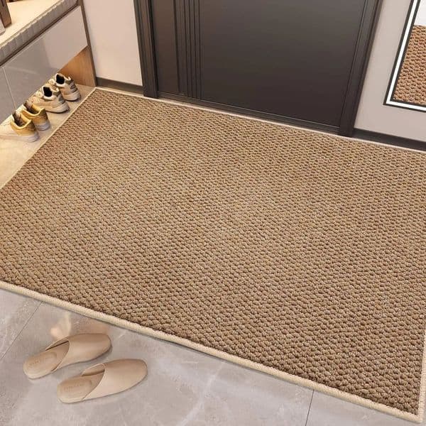 Front Door Mat Outside Entrance Welcome Mat Outdoor Indoor Entryway Rug Non-Slip Washable Doormat 260130