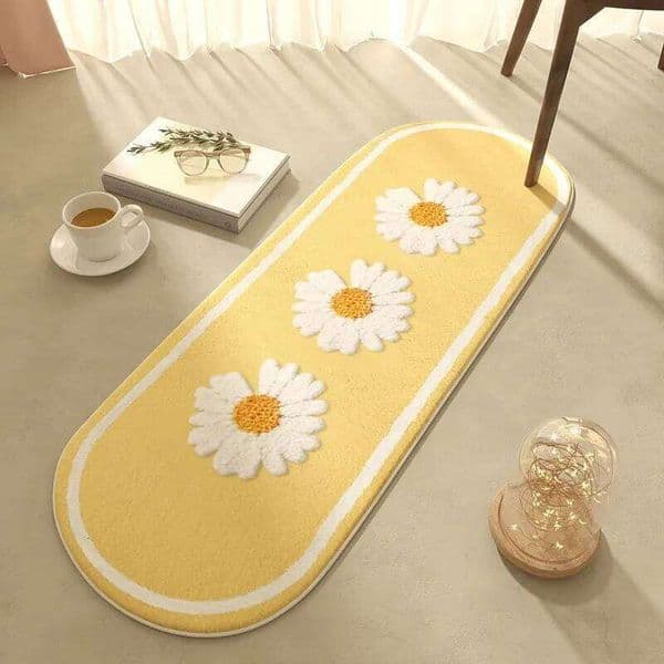 VIKAMA Fresh Simple Bedroom, Cool Warm Bedside Blanket, And Anti-Slip Plush Home Decoration Carpet For The Living Room 26H0211