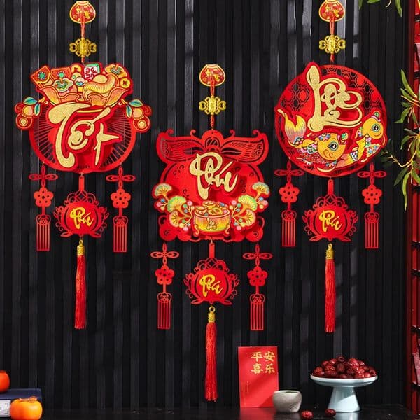 Vietnamese Spring Festival Tassels Window Door Hanging Ornament Vietnam Wall Pendant 2026 Year Decor 260130BJ