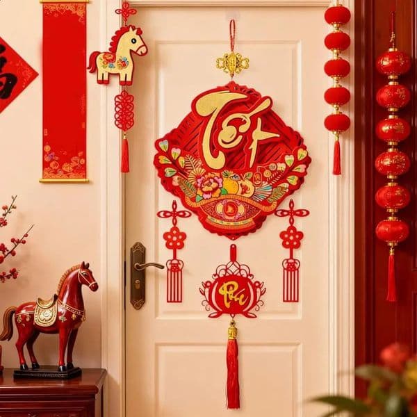 Vietnamese Year Hanging Pendants with Tassel Window Door Party Hanging Ornament Spring Festival Tet Decoration 2026 260130BJ