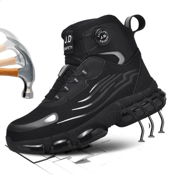 Steel Toe Cap Shoes For Men Work Boots Puncture-Proof Work Safety Shoes Protective Working Shoes Male Footwear Security Sneakers 260123